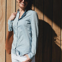Load image into Gallery viewer, The Caroline in Light Blue Chambray