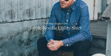 Load image into Gallery viewer, Indigo Jacquard Dot Utility Shirt
