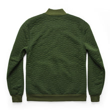 Load image into Gallery viewer, The Inverness Bomber in Olive Knit Quilt
