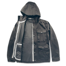 Load image into Gallery viewer, The Hawkins Jacket in Charcoal Neoshell
