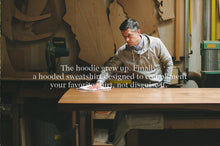 Load image into Gallery viewer, Heather Grey 3 Button Hooded Sweatshirt
