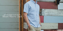 Load image into Gallery viewer, The Short Sleeve Jack in Light Blue
