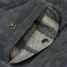 Load image into Gallery viewer, The Winslow Parka in Slate Wax Canvas
