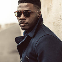 Load image into Gallery viewer, The Mendocino Peacoat in Navy Melton Wool
