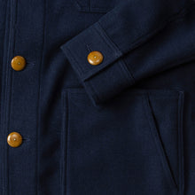Load image into Gallery viewer, The Ojai Jacket in Navy Boiled Wool
