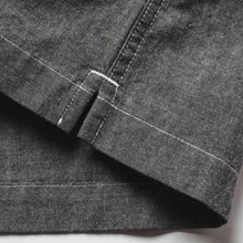 Load image into Gallery viewer, The Short Sleeve Popover in Charcoal Chambray
