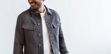 Load image into Gallery viewer, The Long Haul Jacket in Ash Sashiko
