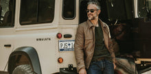 Load image into Gallery viewer, The Garrison Shirt Jacket in British Khaki Dry Wax

