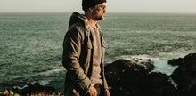 Load image into Gallery viewer, The Winslow Parka in Slate Wax Canvas
