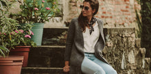 Load image into Gallery viewer, The Frida Cardigan in Charcoal
