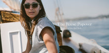 Load image into Gallery viewer, The Reese Popover in Navy Box Check
