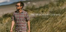 Load image into Gallery viewer, The Short Sleeve California in Red Madras
