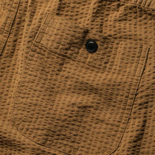 Load image into Gallery viewer, The Après Pant in British Khaki Seersucker
