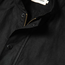 Load image into Gallery viewer, The Bomber Jacket in Black Dry Wax
