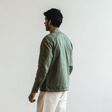 Load image into Gallery viewer, The Lombardi Jacket in Olive Dry Wax

