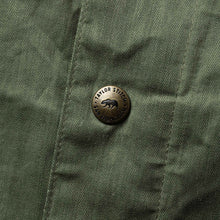 Load image into Gallery viewer, The Lombardi Jacket in Olive Dry Wax
